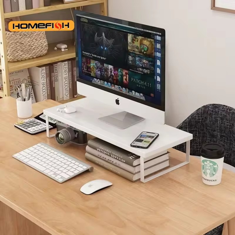 調整可能なデスクトップモニターライザー。収納トレイ内蔵で、ご - Office Technologies のレビューと価格