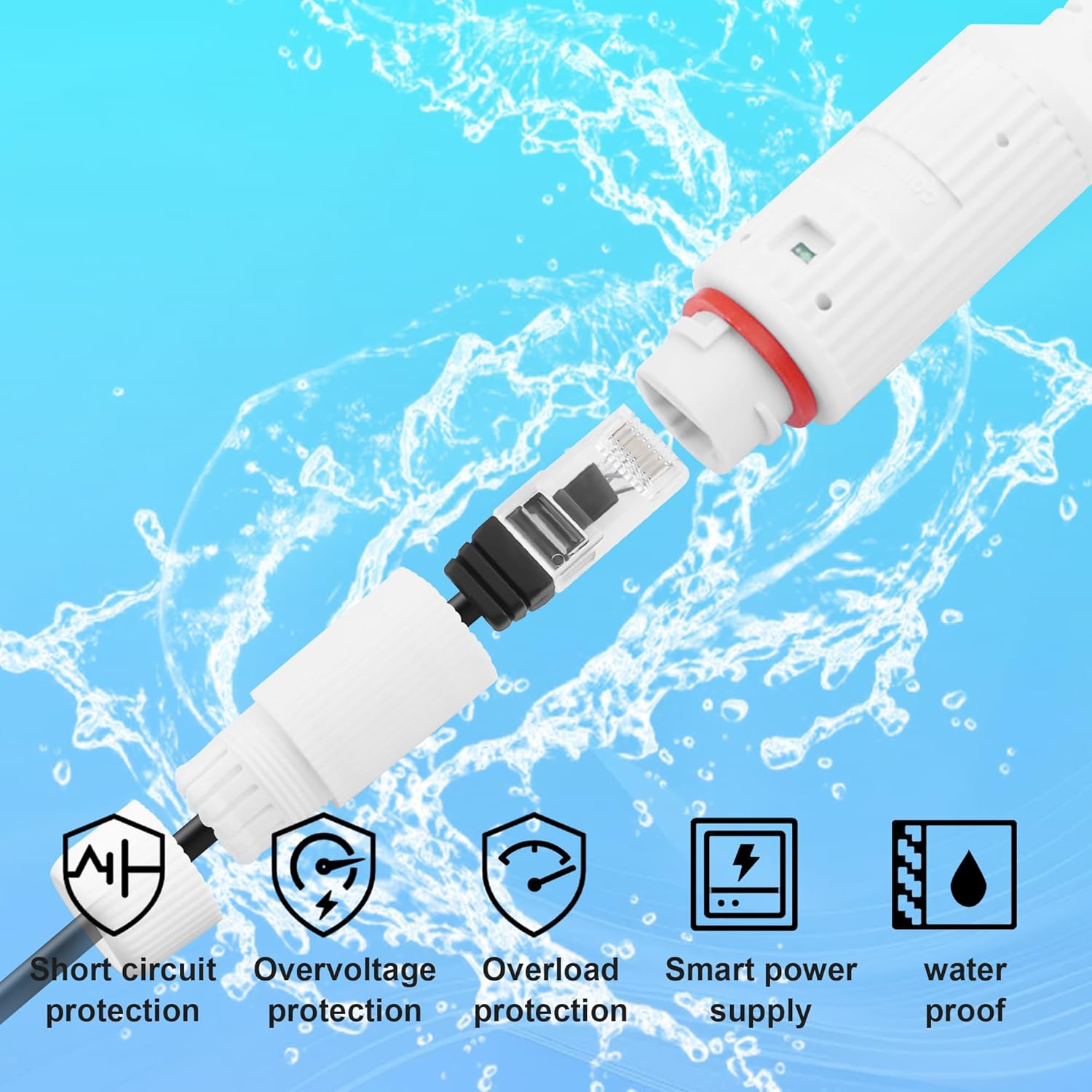 POE to USB-C 電源コンバーター RJ45 メス  - Power Over Ethernet のレビューと価格