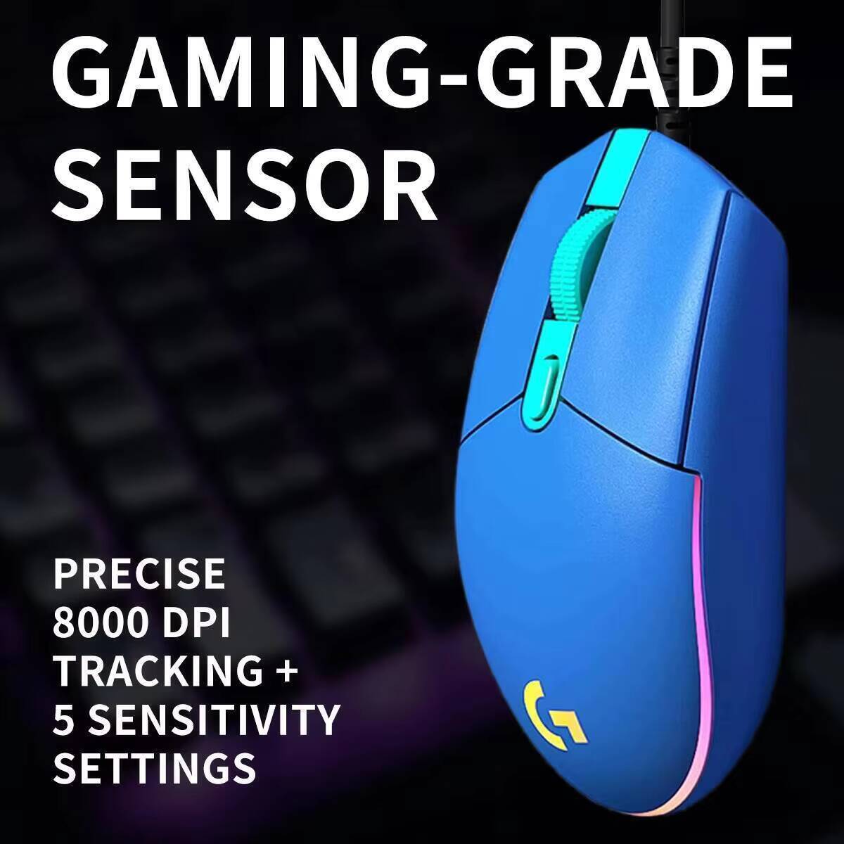 ロジクール G203 プロディジー 有線ゲーミングマウス 8 - Logitech Mouse G203 のレビューと価格
